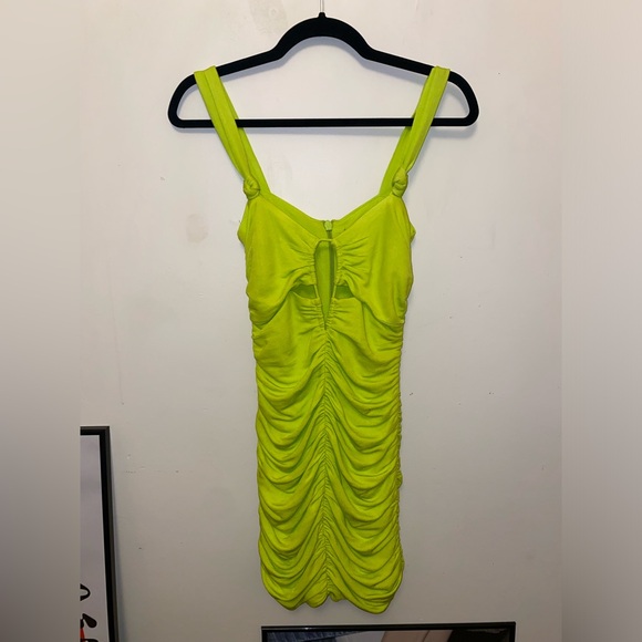 Zara bright green mini dress (perfect for festival season) - Picture 2 of 5